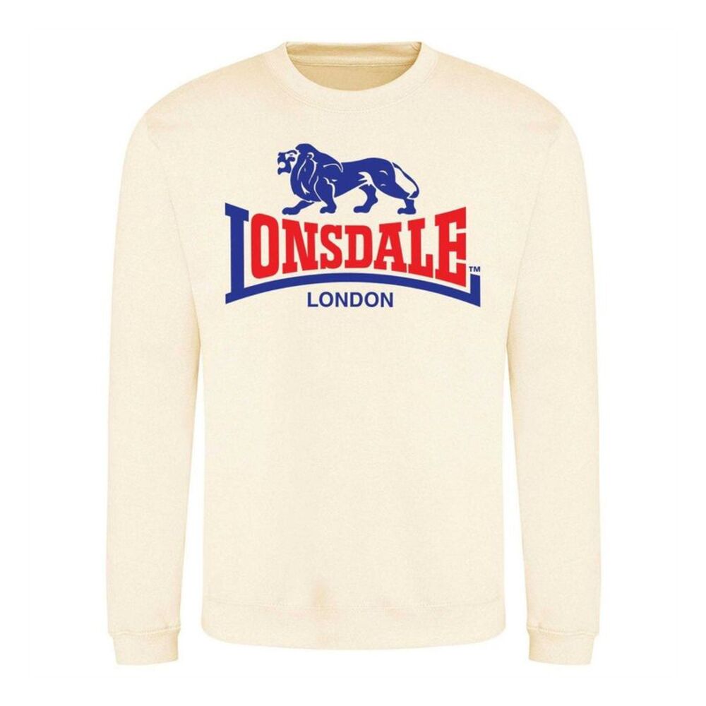 Lonsdale Unisex Adult Logo Tearaway Sweatshirt / Vanilla